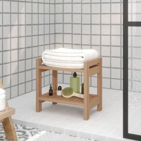 Badezimmer-Beistelltisch aus massivem Teakholz, 45 x 30 x 45 cm von vidaXL, Badezimmerzubehör - Ref: Foro24-340753, Preis: 58...
