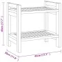 Badezimmer-Beistelltisch aus massivem Teakholz, 45 x 30 x 45 cm von vidaXL, Badezimmerzubehör - Ref: Foro24-340753, Preis: 58...