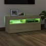TV-Schrank mit LED-Leuchten Sonoma-Eiche 90x35x40 cm von vidaXL, TV-Möbel - Ref: Foro24-804385, Preis: 62,04 €, Rabatt: %