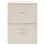 Storage boxes 2 units cream-colored fabric 43x34x23 cm by vidaXL, Storage baskets - Ref: Foro24-332911, Price: 41,16 €, Disco...