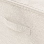 Storage boxes 2 units cream-colored fabric 43x34x23 cm by vidaXL, Storage baskets - Ref: Foro24-332911, Price: 41,93 €, Disco...