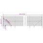 Drahtzaun mit Ankerspitzen anthrazitgrau 1,6x25 m von vidaXL, Zaunpaneele - Ref: Foro24-153980, Preis: 321,17 €, Rabatt: %