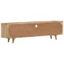 Mueble de TV de madera maciza de mango 140x30x40 cm de vidaXL, Muebles TV - Ref: Foro24-249856, Precio: 303,48 €, Descuento: %