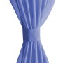 Voile-Vorhänge, 2 Einheiten, 140 x 175 cm, Königsblau von vidaXL, Vorhänge und Gardinen - Ref: Foro24-132245, Preis: 17,85 €,...