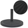 Base de sombrilla de resina redonda negro 14 kg de vidaXL, Bases para sombrillas - Ref: Foro24-43657, Precio: 46,40 €, Descue...