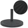 Base de sombrilla de resina redonda negro 14 kg de vidaXL, Bases para sombrillas - Ref: Foro24-43657, Precio: 51,24 €, Descue...