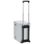 Maleta trolley de piloto aluminio plateado 47x39x27 cm de vidaXL, Neceseres - Ref: Foro24-91844, Precio: 82,69 €, Descuento: %