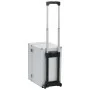 Silberfarbener Piloten-Trolley-Koffer aus Aluminium, 47 x 39 x 27 cm von vidaXL, Kulturbeutel - Ref: Foro24-91844, Preis: 84,...
