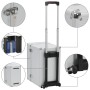 Maleta trolley de piloto aluminio plateado 47x39x27 cm de vidaXL, Neceseres - Ref: Foro24-91844, Precio: 82,69 €, Descuento: %