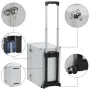 Maleta trolley de piloto aluminio plateado 47x39x27 cm de vidaXL, Neceseres - Ref: Foro24-91844, Precio: 81,17 €, Descuento: %