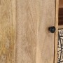 Mueble de TV de madera maciza de mango 140x30x40 cm de vidaXL, Muebles TV - Ref: Foro24-249856, Precio: 303,48 €, Descuento: %