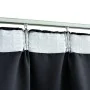 Blackout curtains with hooks 2 units anthracite gray 140x175cm by vidaXL, Curtains and curtains - Ref: Foro24-134422, Price: ...