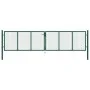Grüne Gartengittertür aus Stahl, 400 x 75 cm von vidaXL, Gartentore - Ref: Foro24-145747, Preis: 262,35 €, Rabatt: %