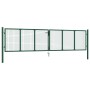 Grüne Gartengittertür aus Stahl, 400 x 75 cm von vidaXL, Gartentore - Ref: Foro24-145747, Preis: 267,60 €, Rabatt: %
