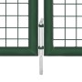 Grüne Gartengittertür aus Stahl, 400 x 75 cm von vidaXL, Gartentore - Ref: Foro24-145747, Preis: 267,60 €, Rabatt: %