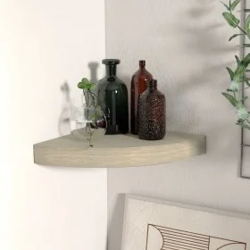 MDF oak color corner floating shelf 25x25x3.8 cm by vidaXL, Shelves and shelves - Ref: Foro24-323904, Price: 20,39 €, Discoun...
