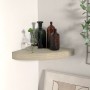 MDF oak color corner floating shelf 25x25x3.8 cm by vidaXL, Shelves and shelves - Ref: Foro24-323904, Price: 20,84 €, Discoun...
