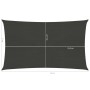 Anthracite grey HDPE sail shade 160 g/m² 3x6 m by vidaXL, Umbrellas - Ref: Foro24-311075, Price: 41,30 €, Discount: %