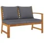 6-piece garden furniture set with solid acacia wood cushions by vidaXL, Garden sets - Ref: Foro24-3057781, Price: 737,77 €, D...