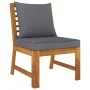 6-piece garden furniture set with solid acacia wood cushions by vidaXL, Garden sets - Ref: Foro24-3057781, Price: 737,77 €, D...