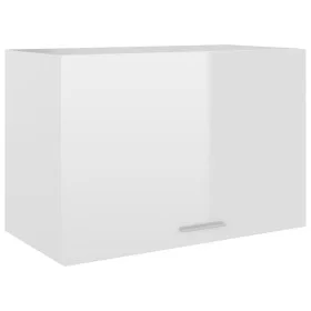 Glossy white engineered wood kitchen hanging cabinet by vidaXL, Kitchen cabinets - Ref: Foro24-802518, Price: 50,18 €, Discou...