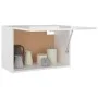 Glossy white engineered wood kitchen hanging cabinet by vidaXL, Kitchen cabinets - Ref: Foro24-802518, Price: 50,17 €, Discou...