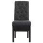 Esszimmerstühle 4 Einheiten aus dunkelgrauem Stoff von vidaXL, Essstühle - Ref: Foro24-276965, Preis: 392,97 €, Rabatt: %