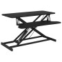 Escritorio ajustable 90x40x(13-50) cm acero y contrachapada