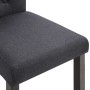 Esszimmerstühle 4 Einheiten aus dunkelgrauem Stoff von vidaXL, Essstühle - Ref: Foro24-276965, Preis: 392,97 €, Rabatt: %