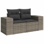 Conjunto de sofá de jardín 13 pcs Gris 100 x 100 x 71 cm