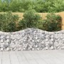 Gabion baskets 5 pcs arch shape iron 200x30x80/100 cm by vidaXL, Pots and planters - Ref: Foro24-3145412, Price: 347,90 €, Di...