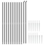 Wire fence with anchor spikes anthracite gray 1.8x25 m by vidaXL, fence panels - Ref: Foro24-153981, Price: 332,27 €, Discoun...
