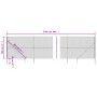 Wire fence with anchor spikes anthracite gray 1.8x25 m by vidaXL, fence panels - Ref: Foro24-153981, Price: 332,27 €, Discoun...