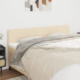 Headboards 2 units of cream-colored fabric 80x5x78/88 cm by vidaXL, Headboards and footboards - Ref: Foro24-346065, Price: 62...
