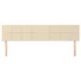 Headboards 2 units of cream-colored fabric 80x5x78/88 cm by vidaXL, Headboards and footboards - Ref: Foro24-346065, Price: 62...