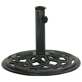 Base de sombrilla de hierro fundido verde 44x44x31 cm de vidaXL, Bases para sombrillas - Ref: Foro24-317756, Precio: 63,10 €,...