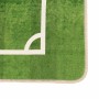 Alfombra niños lavable antideslizante campo fútbol 160x230 cm