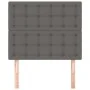 Headboards 2 units of gray synthetic leather 80x5x78/88 cm by vidaXL, Headboards and footboards - Ref: Foro24-3116408, Price:...