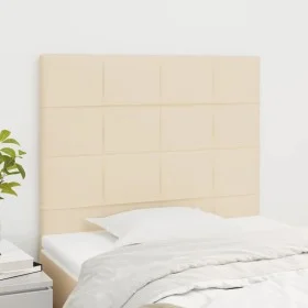 Kopfteile 2 Einheiten aus cremefarbenem Stoff 80x5x78/88 cm von vidaXL, Kopf- und Fußteile - Ref: Foro24-3116311, Preis: 62,1...