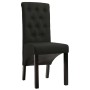 Dining chairs 6 units of black fabric by vidaXL, dining chairs - Ref: Foro24-276976, Price: 554,89 €, Discount: %