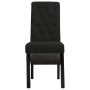 Dining chairs 6 units of black fabric by vidaXL, dining chairs - Ref: Foro24-276976, Price: 554,89 €, Discount: %