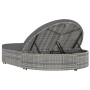 Lounger for 2 people with gray synthetic rattan cushions by vidaXL, Outdoor beds - Ref: Foro24-48127, Price: 433,41 €, Discou...