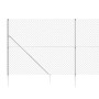 Wire fence with silver anchor spikes 1.6x10 m by vidaXL, fence panels - Ref: Foro24-154020, Price: 112,71 €, Discount: %