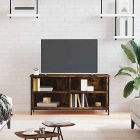 Mueble para TV madera contrachapada roble ahumado 100x40x50 cm