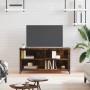 Mueble para TV madera contrachapada roble ahumado 100x40x50 cm de vidaXL, Muebles TV - Ref: Foro24-832775, Precio: 60,31 €, D...