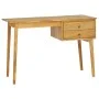 Schreibtisch mit 2 Schubladen aus massivem Teakholz 110x52x75 cm von vidaXL, Schreibtische - Ref: Foro24-340738, Preis: 238,0...