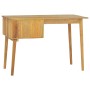 Schreibtisch mit 2 Schubladen aus massivem Teakholz 110x52x75 cm von vidaXL, Schreibtische - Ref: Foro24-340738, Preis: 242,8...