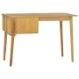 Schreibtisch mit 2 Schubladen aus massivem Teakholz 110x52x75 cm von vidaXL, Schreibtische - Ref: Foro24-340738, Preis: 238,0...