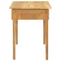 Schreibtisch mit 2 Schubladen aus massivem Teakholz 110x52x75 cm von vidaXL, Schreibtische - Ref: Foro24-340738, Preis: 242,8...