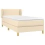 Box spring bed with cream fabric mattress 80x200 cm by vidaXL, Beds and slatted bases - Ref: Foro24-3126682, Price: 288,60 €,...